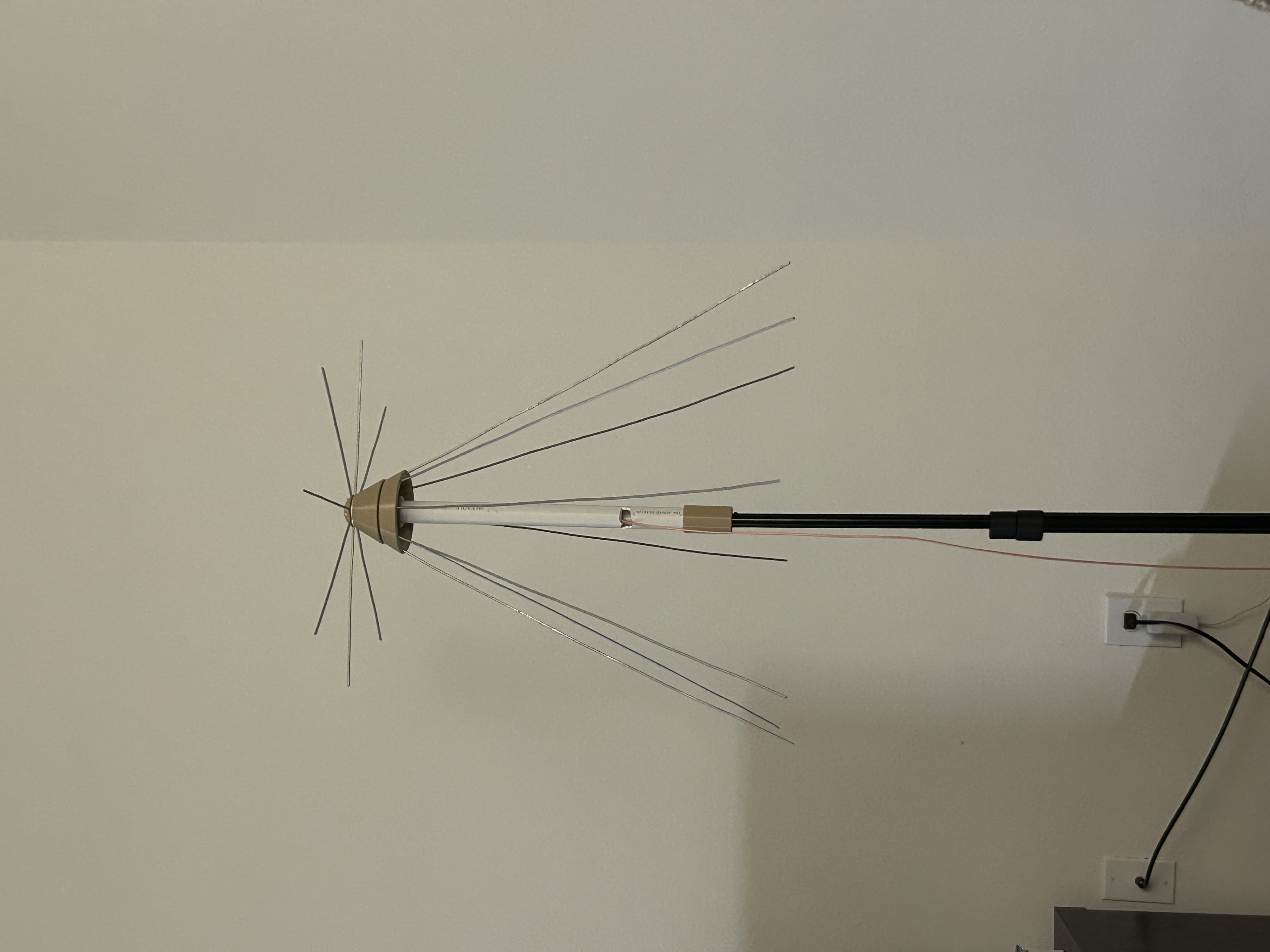 Flat-Pack 3D Printed Discone Antenna Preview